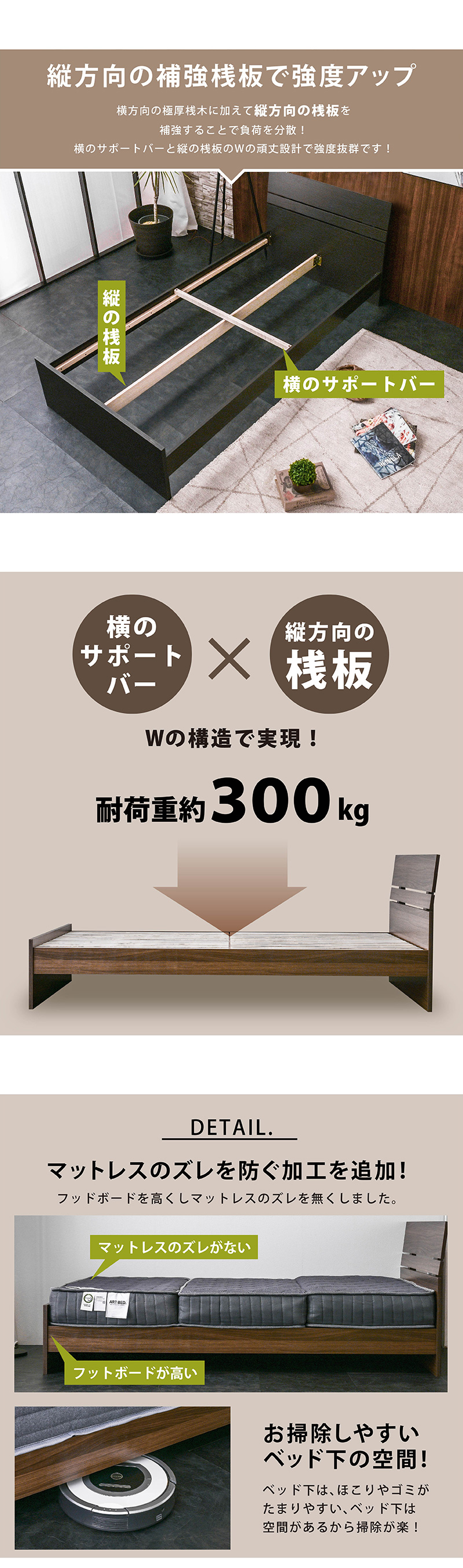 送料無料】ダブルベッド ジェリー-ART【高級ピロートップポケット