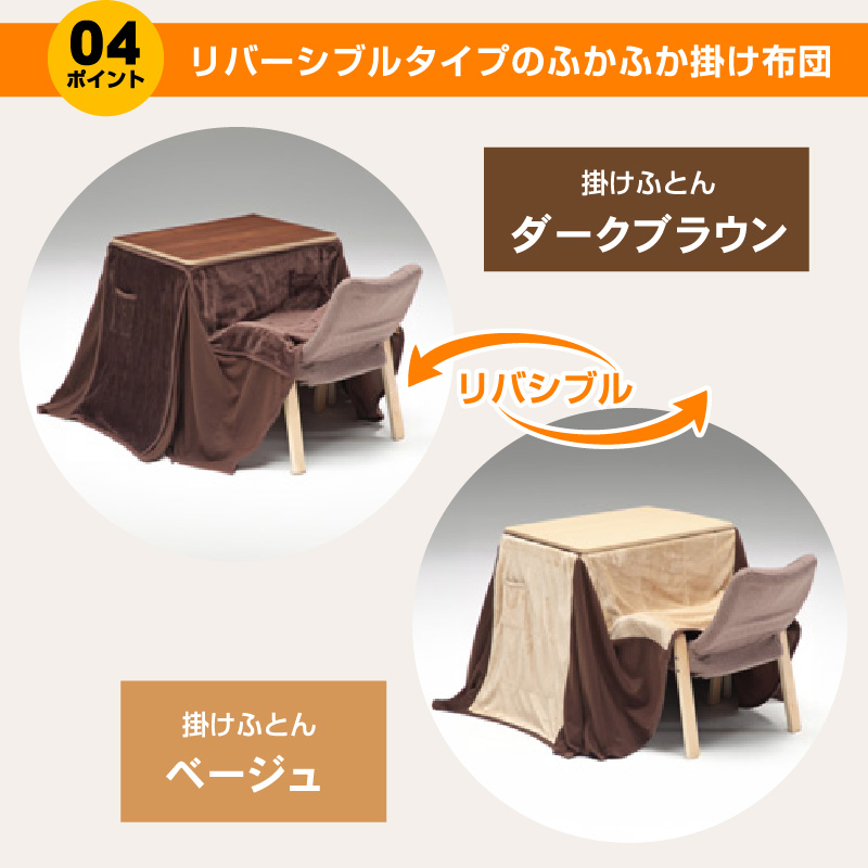 ひとりこたつ3点セット （布団部分です） 楽天市場】1人用こたつセット 布団付き 椅子付き 3点セット 幅70