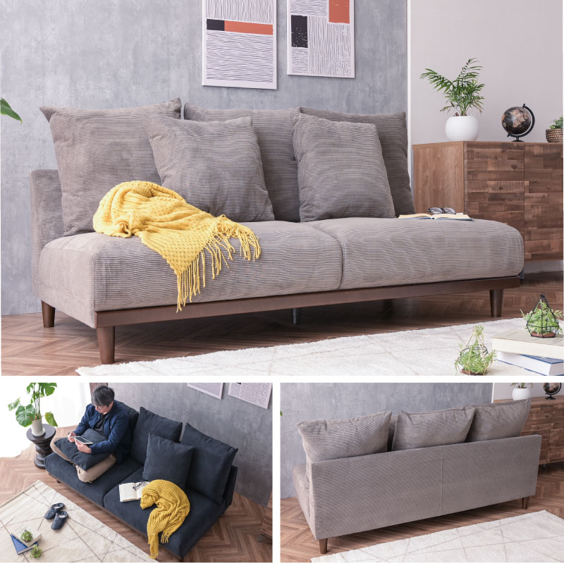 新商品 組立設置付 ソファ ソファー 3人掛け 三人掛け ファブリック