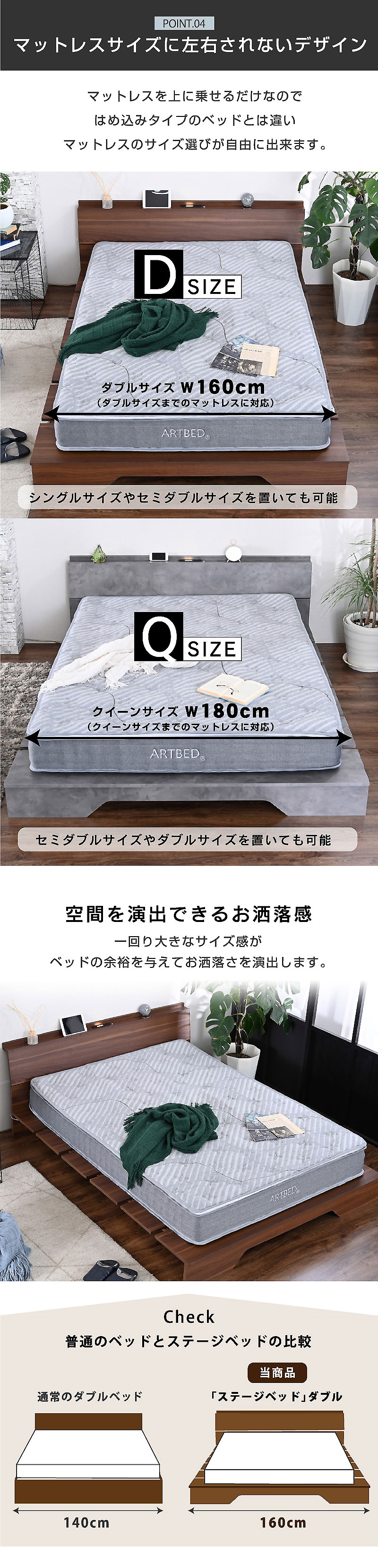 ステージベッド