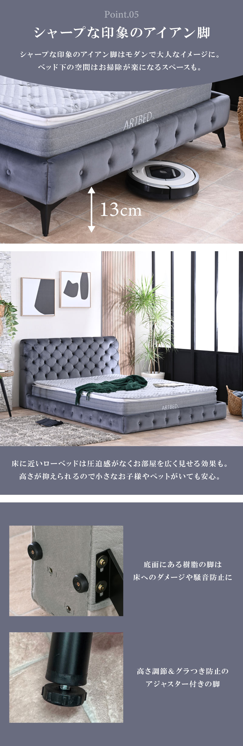 ピロートップ圧縮ポケットマット付） ベッド マットレスセット