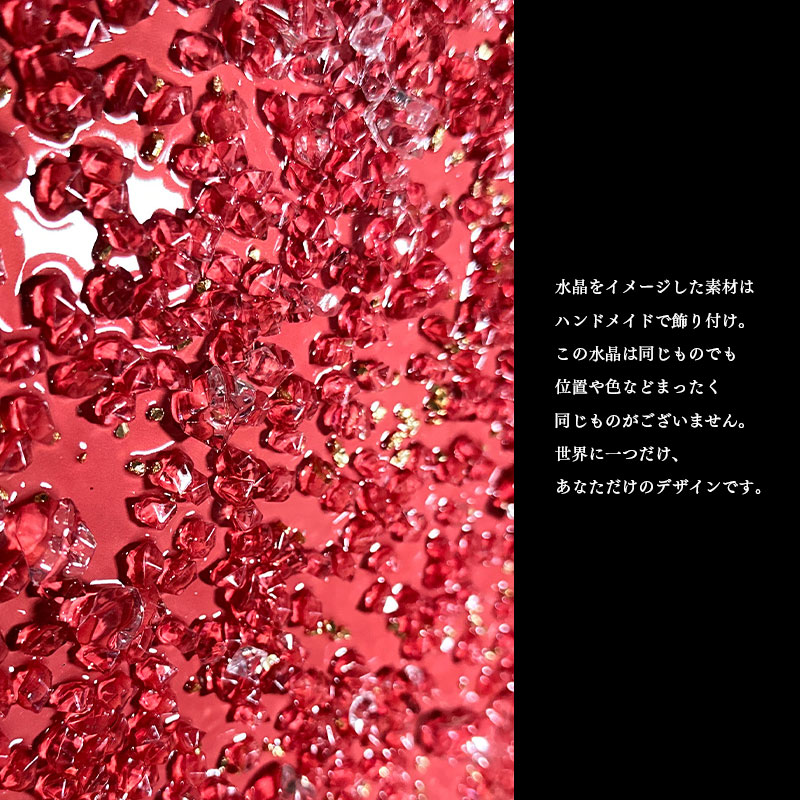 水晶パネル アートパネル 60×80cm 富嶽三十六景 風景 金フレーム付き