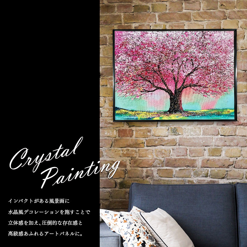 最終セール　クリスタルアート　ピクチャー　水晶絵　バラ 楽天市場】クリスタルアートパネル クリスタルピクチャー アート