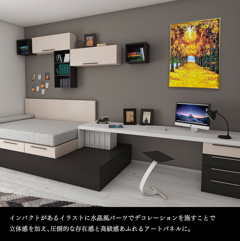 インテリア　アートパネル♡♡新品未使用 アートパネル 壁掛け インテリア ヴィンテージ 62×62cm アートフレーム