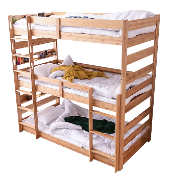 三段ベッド 3段ベッド 通販｜機能充実＆カラー豊富、スマートに使える